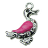 Crystal Zinc alloy Pendant, Fashion jewelry findings, Many colors for choice,admin 21x27mm, Sold By PC