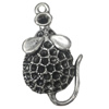 Pendant settings. Fashion Zinc Alloy Jewelry Findings. Animal  39x22mm, Sold By Bag 

