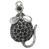 Pendant settings. Fashion Zinc Alloy Jewelry Findings. Animal  39x22mm, Sold By Bag 