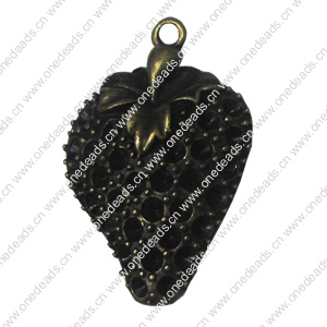 Pendant settings. Fashion Zinc Alloy Jewelry Findings. Fruit  45x30mm, Sold By Bag PC