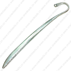 Bookmark, Fashion Zinc Alloy Jewelry Findings,many colors for choice, 120x20mm, Sold by PC