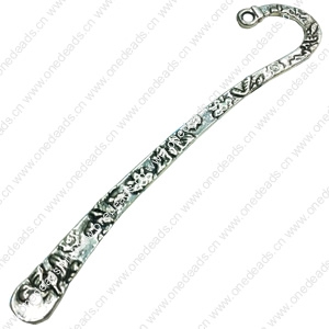 Bookmark, Fashion Zinc Alloy Jewelry Findings,many colors for choice, 80x18mm, Sold by PC