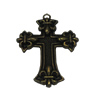 Zinc alloy Pendant, Fashion jewelry findings, Many colors for choice, Cross  50x37mm, Sold By PC
