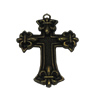 Zinc alloy Pendant, Fashion jewelry findings, Many colors for choice, Cross  50x37mm, Sold By PC