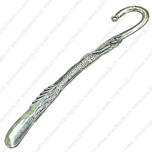 Bookmark, Fashion Zinc Alloy Jewelry Findings,many colors for choice, 122x25mm, Sold by PC