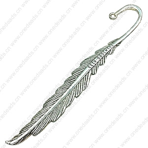 Bookmark, Fashion Zinc Alloy Jewelry Findings,many colors for choice, 115x25mm, Sold by PC 