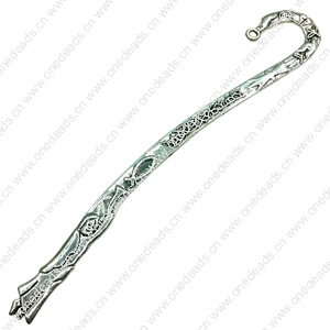 Bookmark, Fashion Zinc Alloy Jewelry Findings,many colors for choice, 125x23mm, Sold by PC