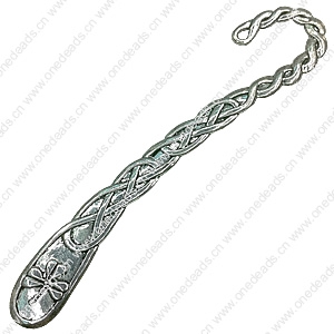 Bookmark, Fashion Zinc Alloy Jewelry Findings,many colors for choice, 120x25mm, Sold by PC