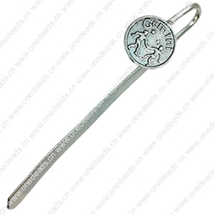 Bookmark, Fashion Zinc Alloy Jewelry Findings,many colors for choice, 150x30mm, Sold by PC