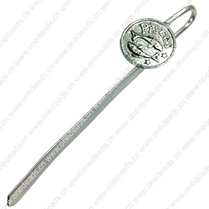 Bookmark, Fashion Zinc Alloy Jewelry Findings,many colors for choice, 150x30mm, Sold by PC