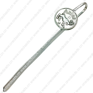 Bookmark, Fashion Zinc Alloy Jewelry Findings,many colors for choice, 150x30mm, Sold by PC