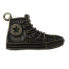 Zinc alloy Pendant, Fashion jewelry findings, Many colors for choice,Shoes  19x30mm, Sold By Bag