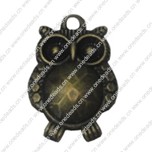 Zinc alloy Pendant, Fashion jewelry findings, Many colors for choice,Animal  21.5x14mm, Sold By Bag