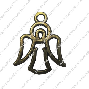 Zinc alloy Pendant, Fashion jewelry findings, Many colors for choice, Angel  20.5x14.5mm, Sold By Bag