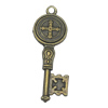 Zinc alloy Pendant, Fashion jewelry findings, Many colors for choice, Key  41x14.5mm, Sold By Bag

