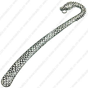 Bookmark, Fashion Zinc Alloy Jewelry Findings,many colors for choice, 125x25mm, Sold by PC