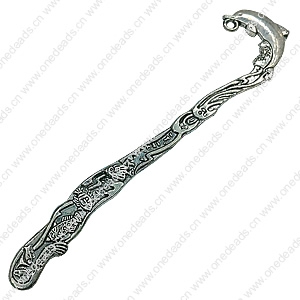 Bookmark, Fashion Zinc Alloy Jewelry Findings,many colors for choice, 125x25mm, Sold by PC