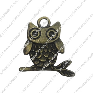 Zinc alloy Pendant, Fashion jewelry findings, Many colors for choice,Animal  26x22mm, Sold By Bag