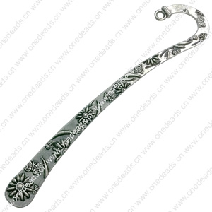 Bookmark, Fashion Zinc Alloy Jewelry Findings,many colors for choice, 130x25mm, Sold by PC