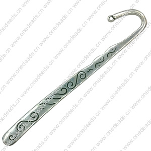 Bookmark, Fashion Zinc Alloy Jewelry Findings,many colors for choice, 115x25mm, Sold by PC