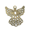 Zinc alloy Pendant, Fashion jewelry findings, Many colors for choice,  Angel 42x39.5mm, Sold By PC
