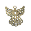 Zinc alloy Pendant, Fashion jewelry findings, Many colors for choice,  Angel 42x39.5mm, Sold By PC