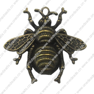 Zinc alloy Pendant, Fashion jewelry findings, Many colors for choice, Animal 38.5x40mm, Sold By Bag