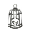 Zinc alloy Pendant, Fashion jewelry findings, Many colors for choice, Birdcage 26x14mm, Sold By Bag
