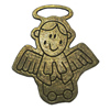 Zinc alloy Pendant, Fashion jewelry findings, Many colors for choice,Angel 45x39mm, Sold By PC
