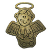 Zinc alloy Pendant, Fashion jewelry findings, Many colors for choice,Angel 45x39mm, Sold By PC