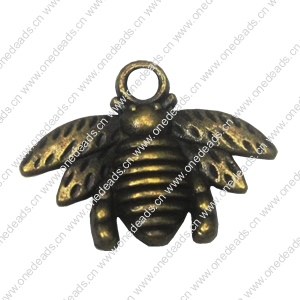 Zinc alloy Pendant, Fashion jewelry findings, Many colors for choice, Animal 16x21mm, Sold By Bag