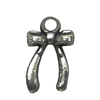 Zinc alloy Pendant, Fashion jewelry findings, Many colors for choice, Bowknot 13x7.5mm, Sold By Bag
