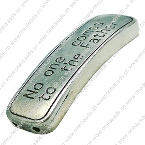 Slider, Zinc Alloy Bracelet Findinds, 38x12mm, Sold by PC