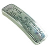 Slider, Zinc Alloy Bracelet Findinds, 38x12mm, Sold by PC

