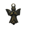 Zinc alloy Pendant, Fashion jewelry findings, Many colors for choice, Angel 19x14mm, Sold By Bag

