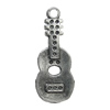 Zinc alloy Pendant, Fashion jewelry findings, Many colors for choice, Guitar 26x11mm, Sold By Bag