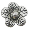 Zinc alloy Pendant, Fashion jewelry findings, Many colors for choice, Flower 12mm, Sold By Bag
