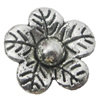 Zinc alloy Pendant, Fashion jewelry findings, Many colors for choice, Flower 12mm, Sold By Bag