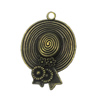 Zinc alloy Pendant, Fashion jewelry findings, Many colors for choice, Hat 49x39mm, Sold By Bag