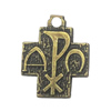 Zinc alloy Pendant, Fashion jewelry findings, Many colors for choice, Cross 20.5x16.5mm, Sold By Bag

