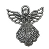 Zinc alloy Pendant, Fashion jewelry findings, Many colors for choice, Angel 42x39mm, Sold By Bag
