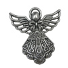 Zinc alloy Pendant, Fashion jewelry findings, Many colors for choice, Angel 42x39mm, Sold By Bag