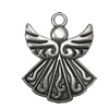 Zinc alloy Pendant, Fashion jewelry findings, Many colors for choice, Angel 40x31.5mm, Sold By Bag
