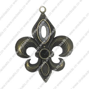 Zinc alloy Pendant, Fashion jewelry findings, Many colors for choice,Anchor 52x69mm, Sold By pc