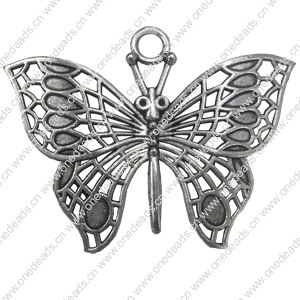 Zinc alloy Pendant, Fashion jewelry findings, Many colors for choice,Animal 48x62mm, Sold By PC