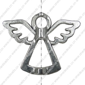 Zinc alloy Pendant, Fashion jewelry findings, Many colors for choice, Angel 22x28mm, Sold By Bag