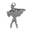 Zinc alloy Pendant, Fashion jewelry findings, Many colors for choice, People 22x14mm, Sold By Bag