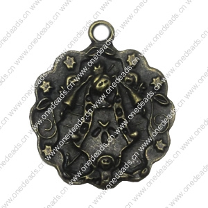 Zinc alloy Pendant, Fashion jewelry findings, Many colors for choice, 29x24mm, Sold By Bag