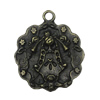 Zinc alloy Pendant, Fashion jewelry findings, Many colors for choice, 29x24mm, Sold By Bag
