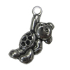 Zinc alloy Pendant, Fashion jewelry findings, Many colors for choice, Animal 24x12mm, Sold By Bag
